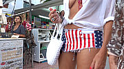 Lexo Stars & Stripes Miniskirt